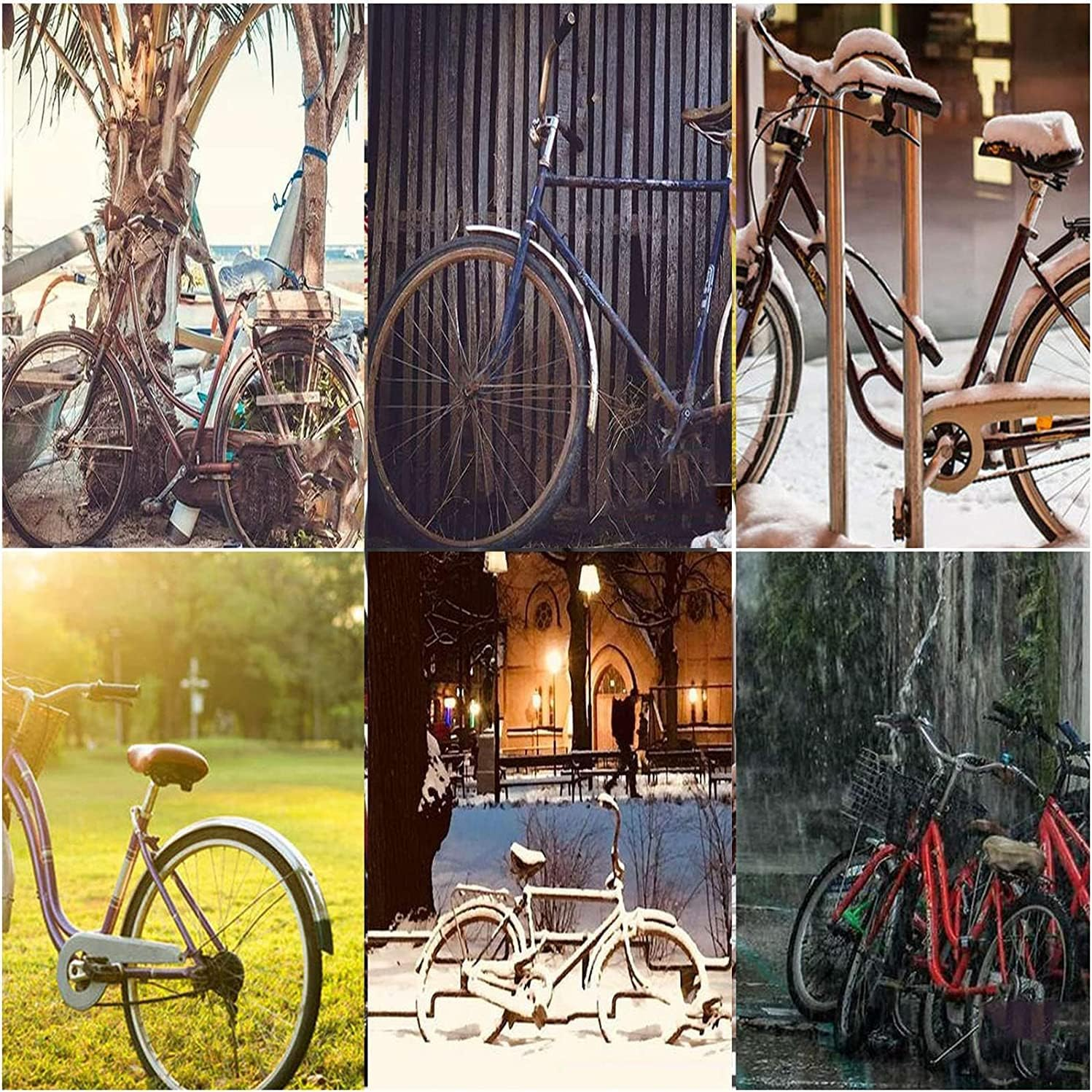 Souke Sports Bike Cover Outdoor Waterproof Bicycle Tent 210D with Storage Bag for Mountain Road Electric Bike, 78.8 X 27.58 X 43.34 Inches image number 3