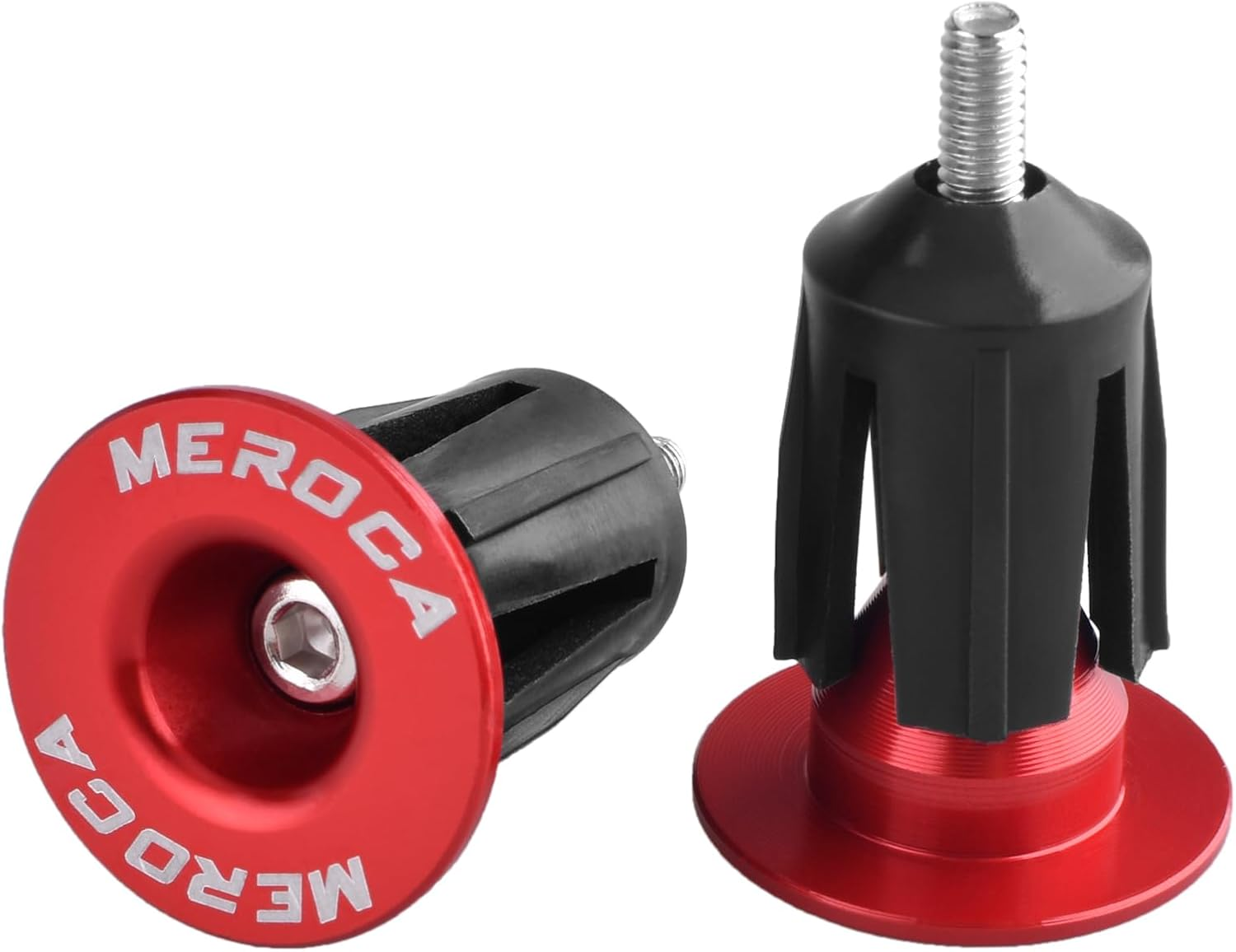 TRIWONDER Bicycle Bar End Plugs Aluminum Handlebar Caps Bike Handlebar Grips for Most Mountain Bike Road Bike image number 1