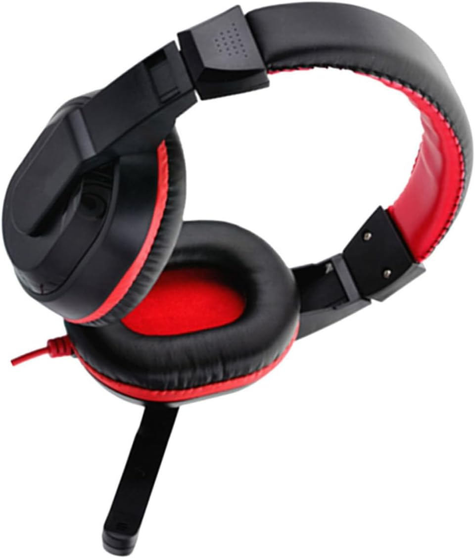 ELAYARD Stereo Gaming Headphones with Noise-Canceling Microphone Wired Over-Ear Headset for PC Laptop Multimedia Use Comfortable Adjustable Design Random Color image number 1