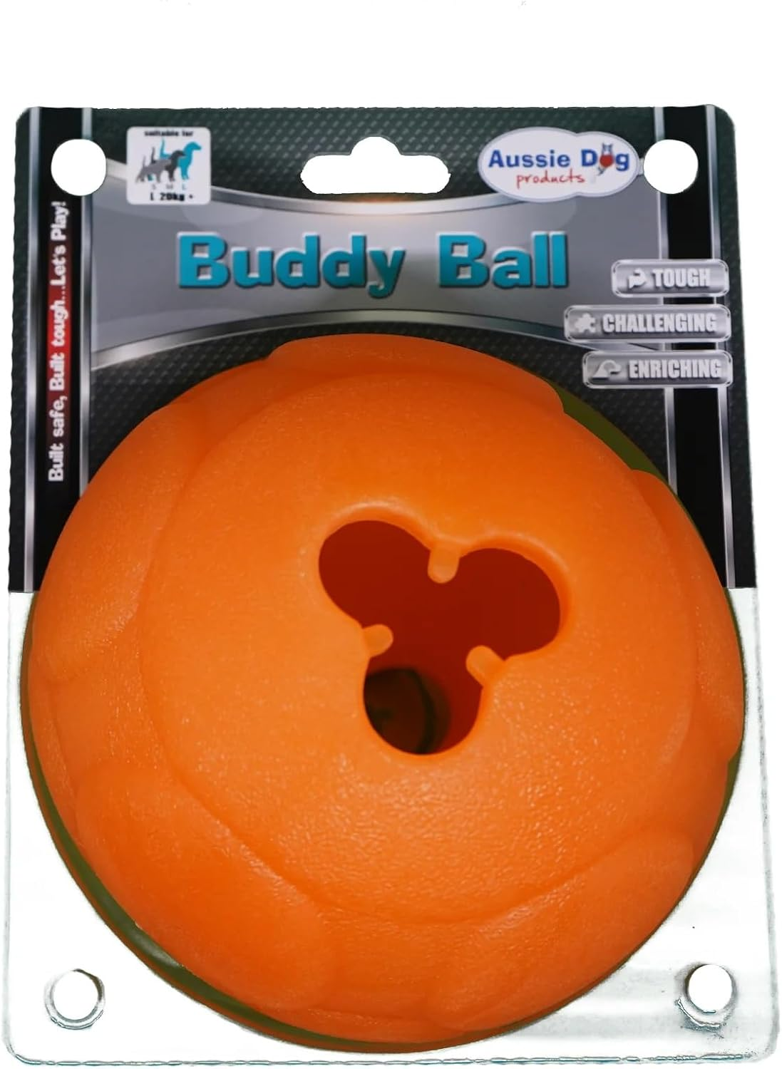 Aussie Dog BB-03 Play Buddy Ball, Large