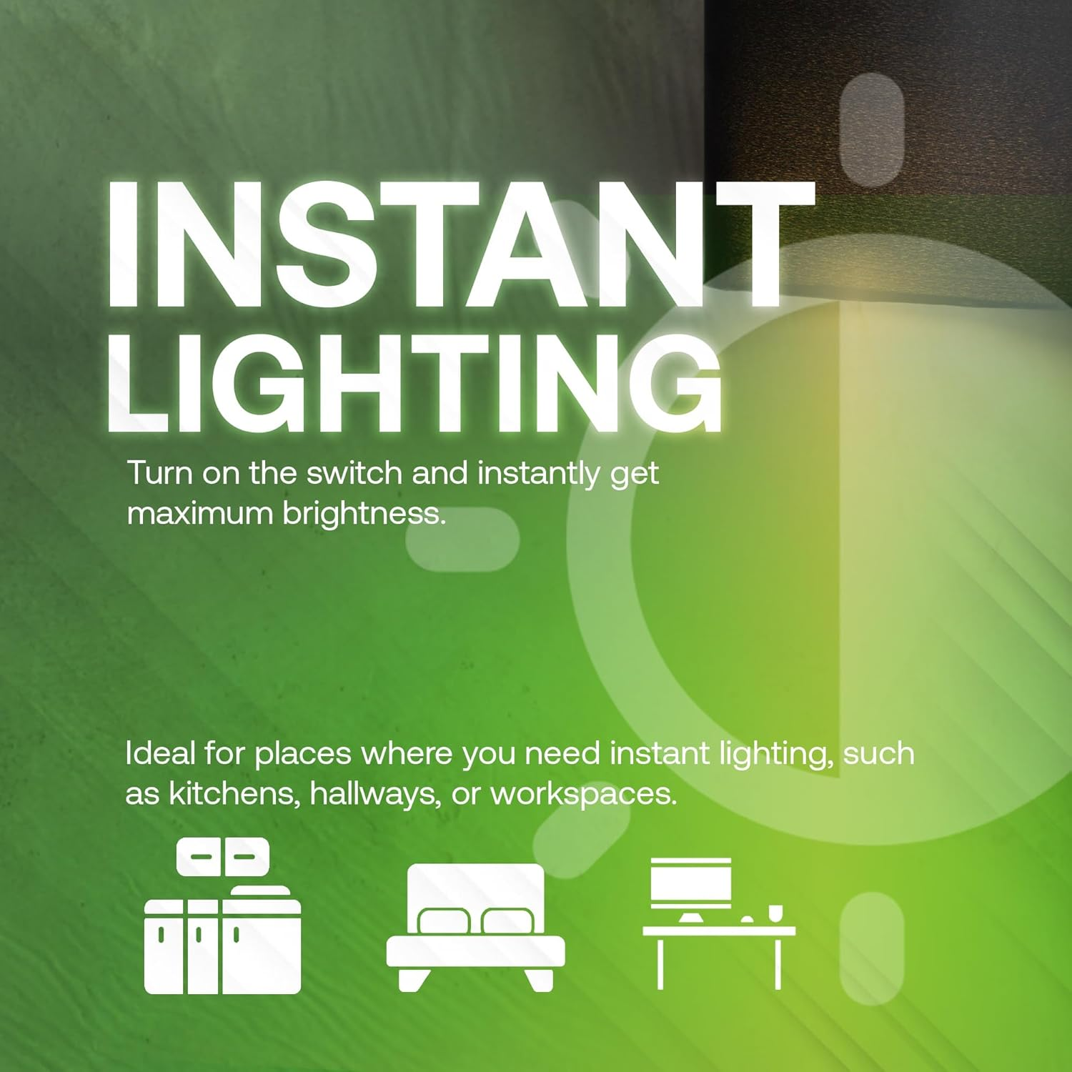 Greenandco 5 X LED Spotlights, GU10, 2.5 W, 450 Lm, 6500 K, Cold White, 36&deg;, 230 V, Flicker-Free, Energy Efficiency Class A, Not Dimmable image number 2