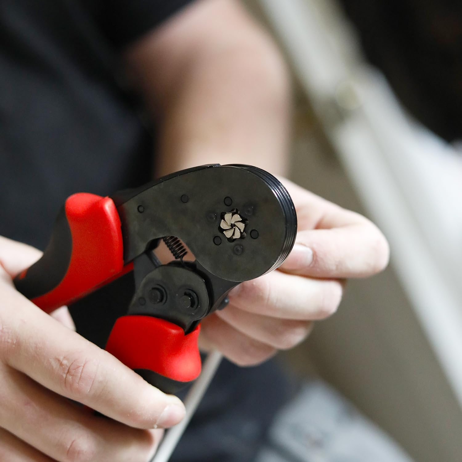 Self-Adjusting Crimping Pliers with Forced Lock for Ferrules, 0.08-16 Mm&sup2; image number 5