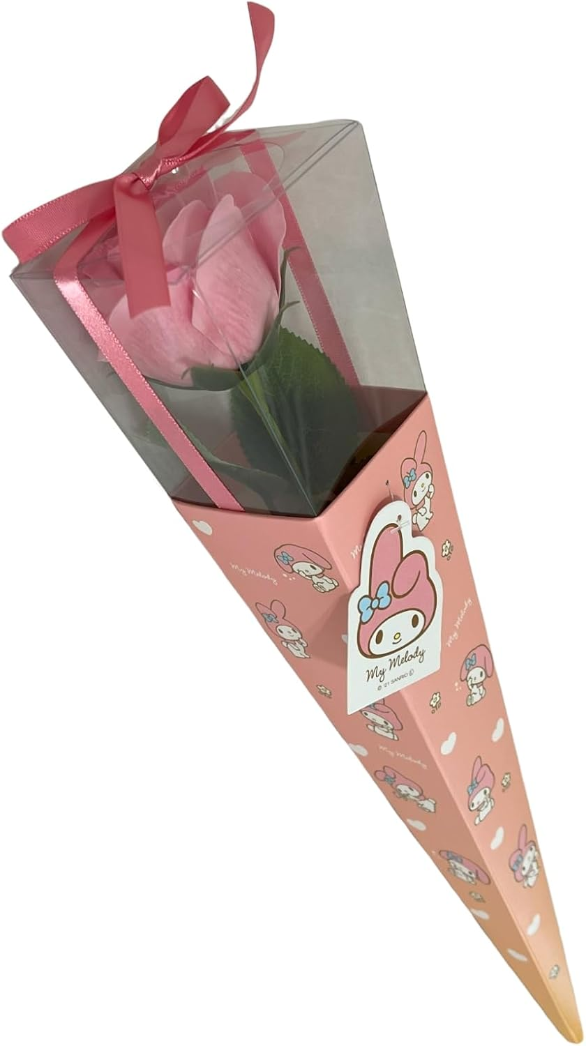 Q-FLA 799792 My Melody Kelly Soapflower Bath Salt, 6 Colors, ASST, 1 Flower, Bouquet, Present, Celebration image number 4