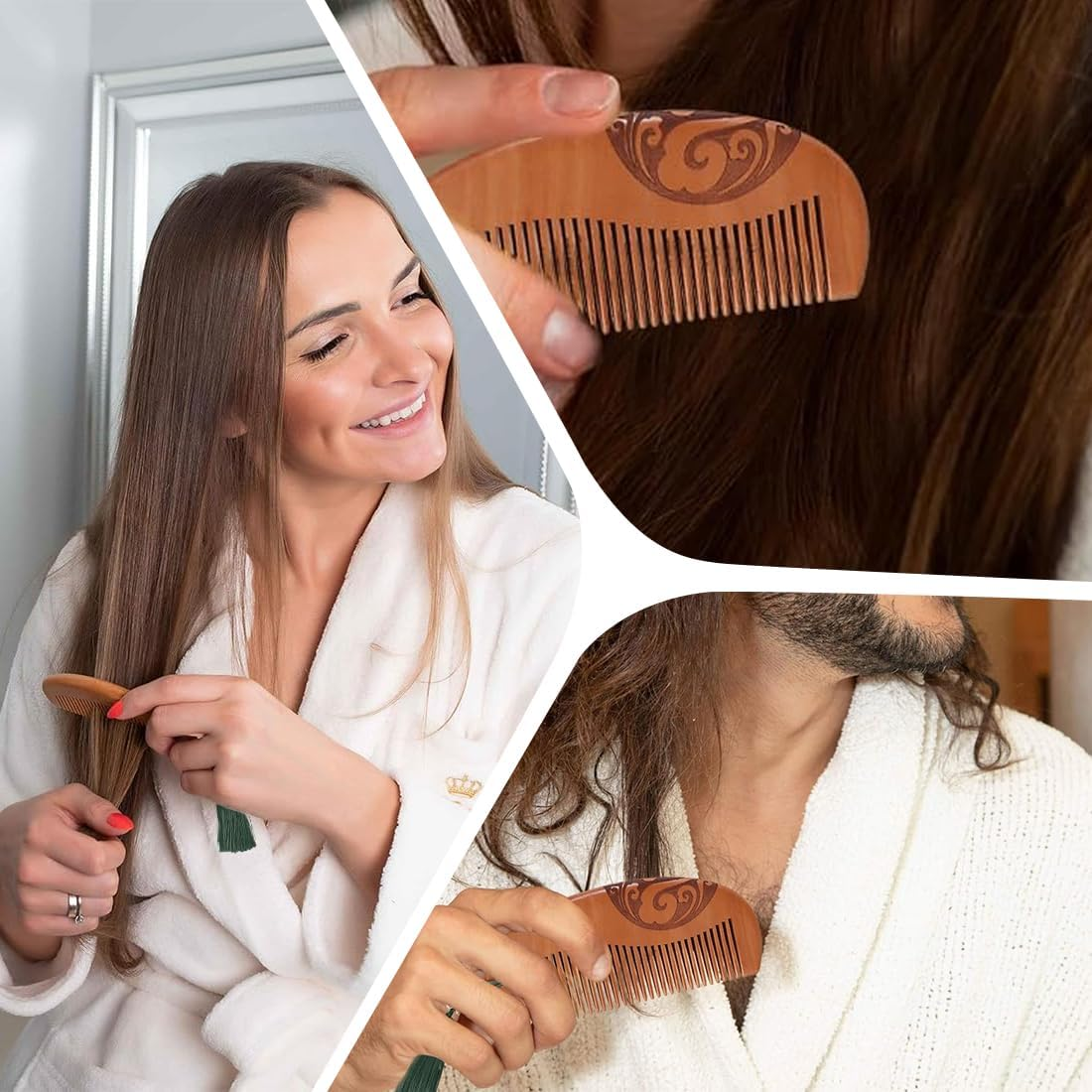 OUDQFCJ Birth Comb against Labor Pain, Wooden Comb, Birth Comb Wood with Affirmation, Labor Gifts for Women, Labor Comb, Birth Comb, Labor and Delivery Utensils for Expectant Mothers image number 2