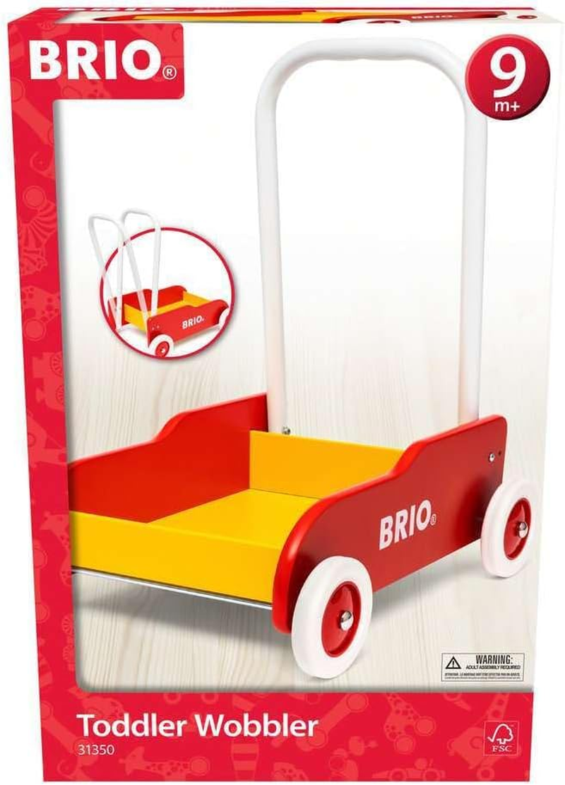 BRIO Infant & Toddler 31350 - Toddler Wobbler Ride-On Toy Red/Yellow for Kids Age 1+ &ndash; Balance & Fun Wooden Activity Toy image number 5