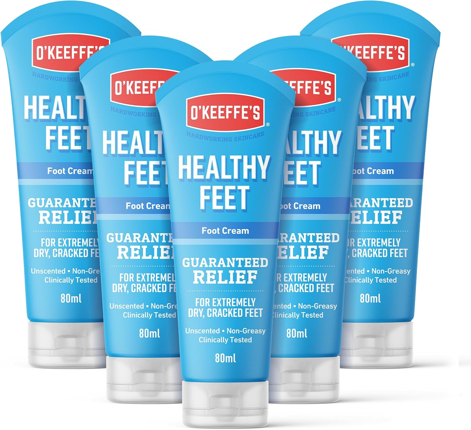 O'Keeffe'S Healthy Feet Foot Cream Tube, 80 Ml, Pack of 2