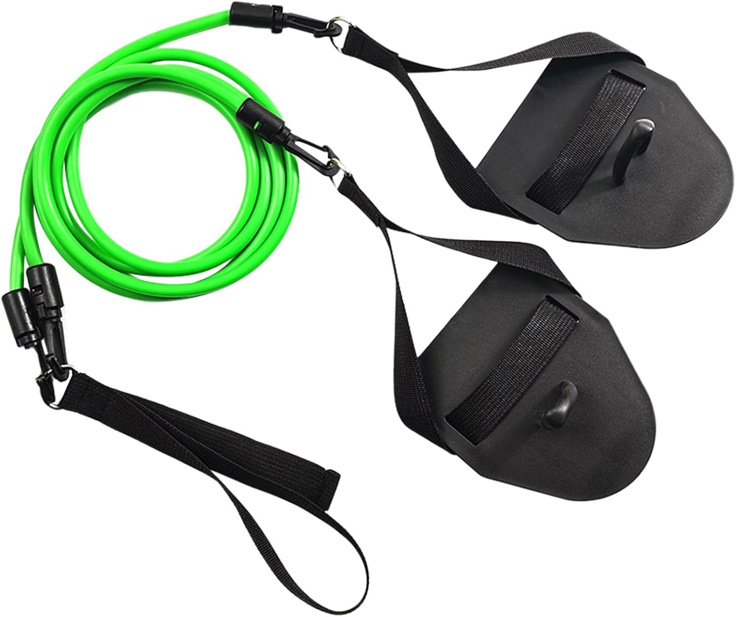 Ａ Aternee Swimming Arm Trainer Resistance Bands Exercise Bands Stretch with Hand Paddle Elastic Band Builder for Gym Men Training Swimmers Triathletes, Green