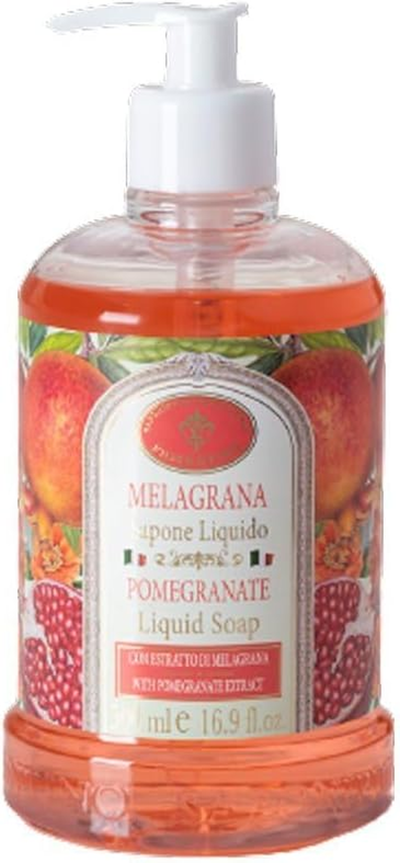 Saponificio Artigianale Fiorentino - Mani Liquid Soap - Pomegranate, 500 Ml