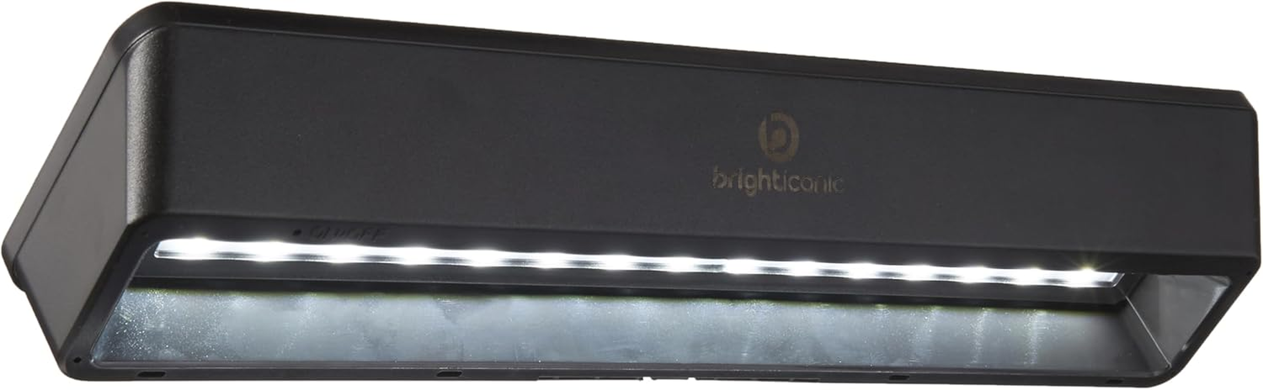 BRIGHTICONIC Solar Sign Lights Outdoors Wireless Real Estate Agent Sign Post Board Lighting Solar LED Signboard Lights Gifts for Real Estate Agents for Lease Coming Soon 2 PACK BLACK