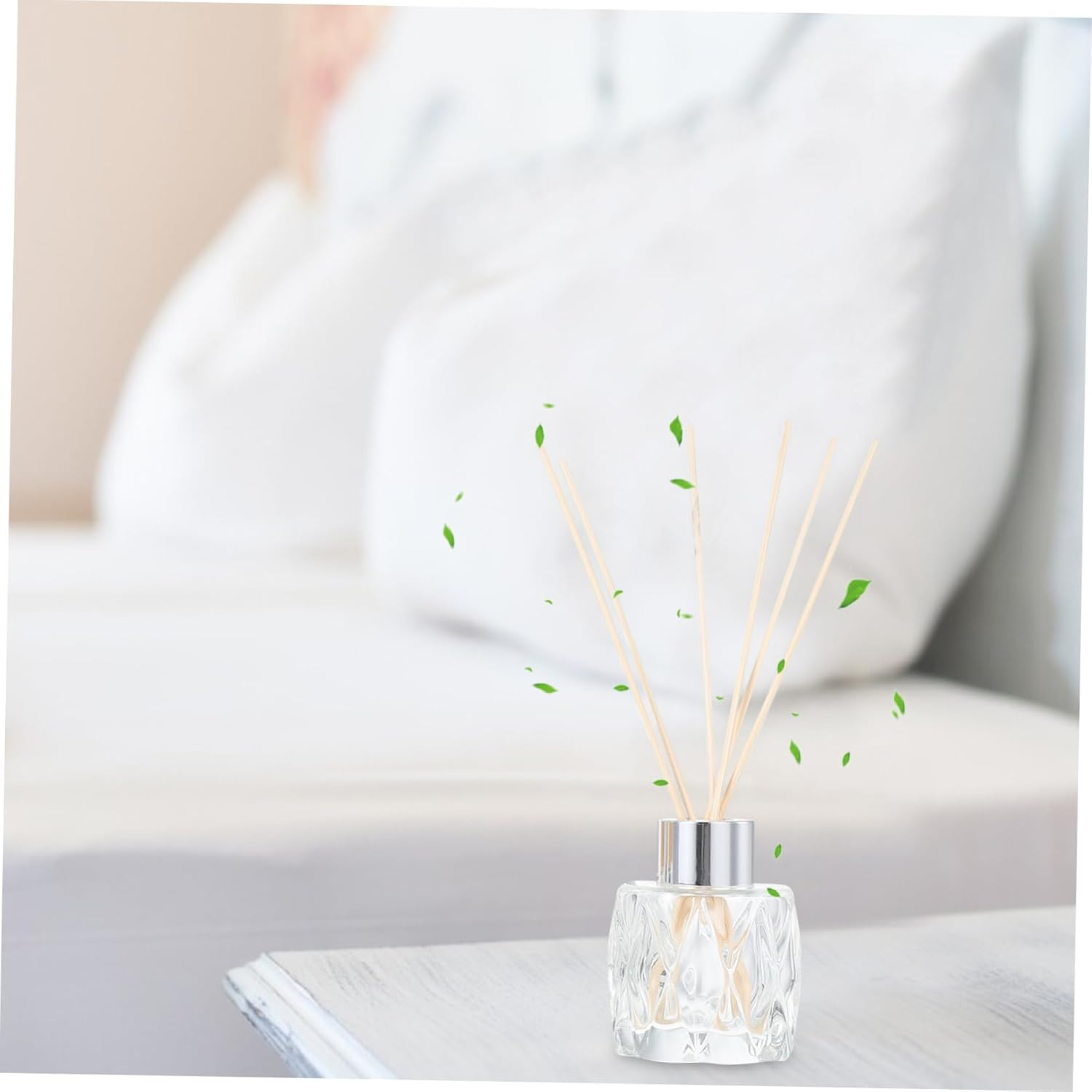 STOBAZA Aromatherapy Bottle Glass Diamond Design Home Aromatherapy Bottles for Living Home Items image number 6