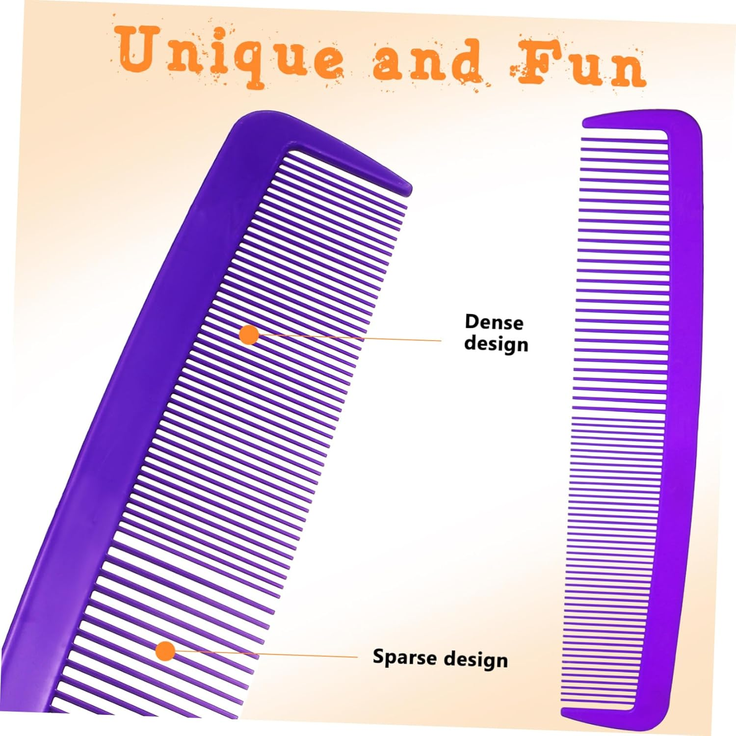 Healeved 3 Pcs Giant Comb Halloween Table Ornament Oversized Comb Halloween Big Comb Clown Comb Large Comb Huge Comb Prop Big Comb for Halloween Tots Toys Carnival Party Favors Plastic image number 4