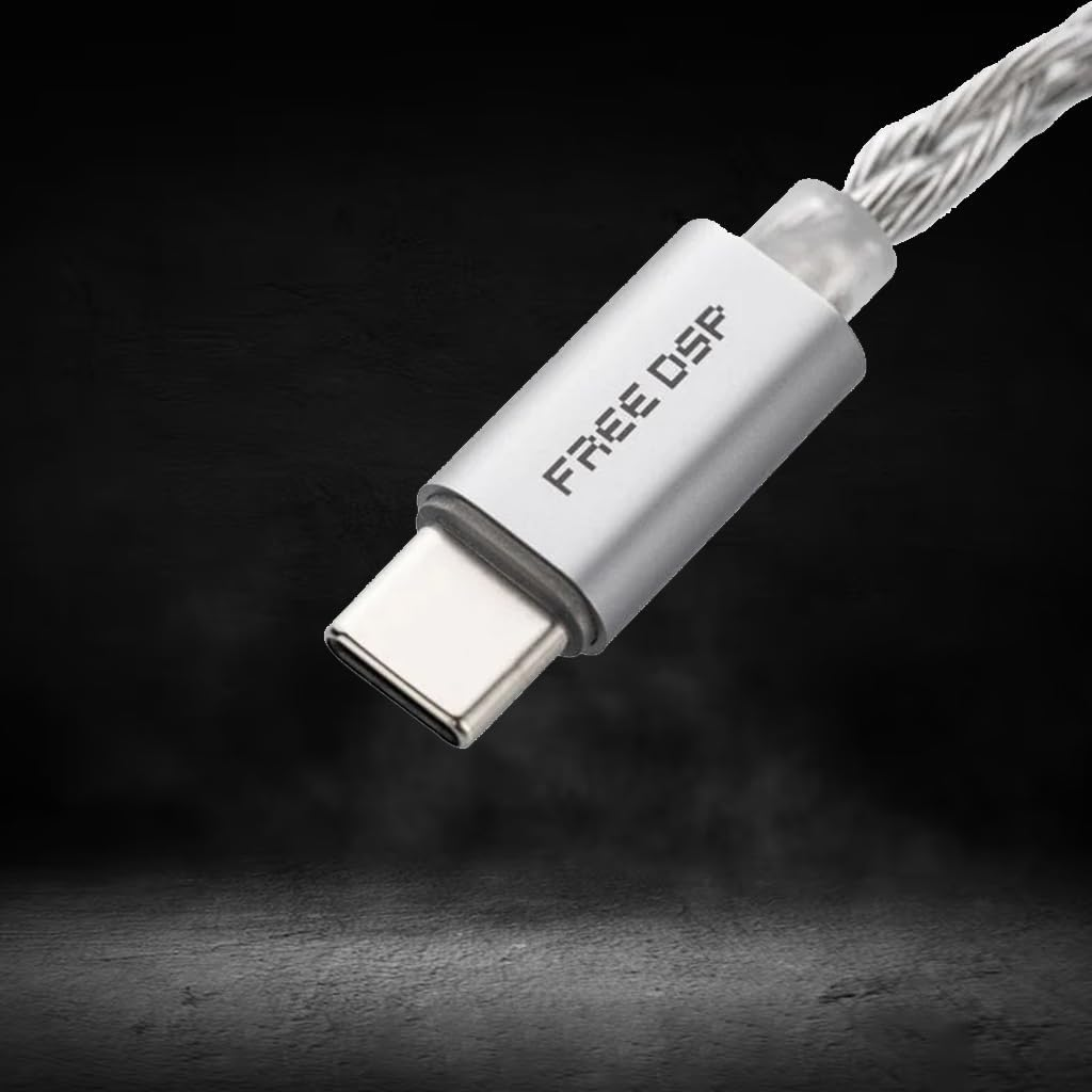 Moondrop Free DSP USB-C Earphone Upgrade Cable Fully Balanced Audio Output DSP Cable image number 2