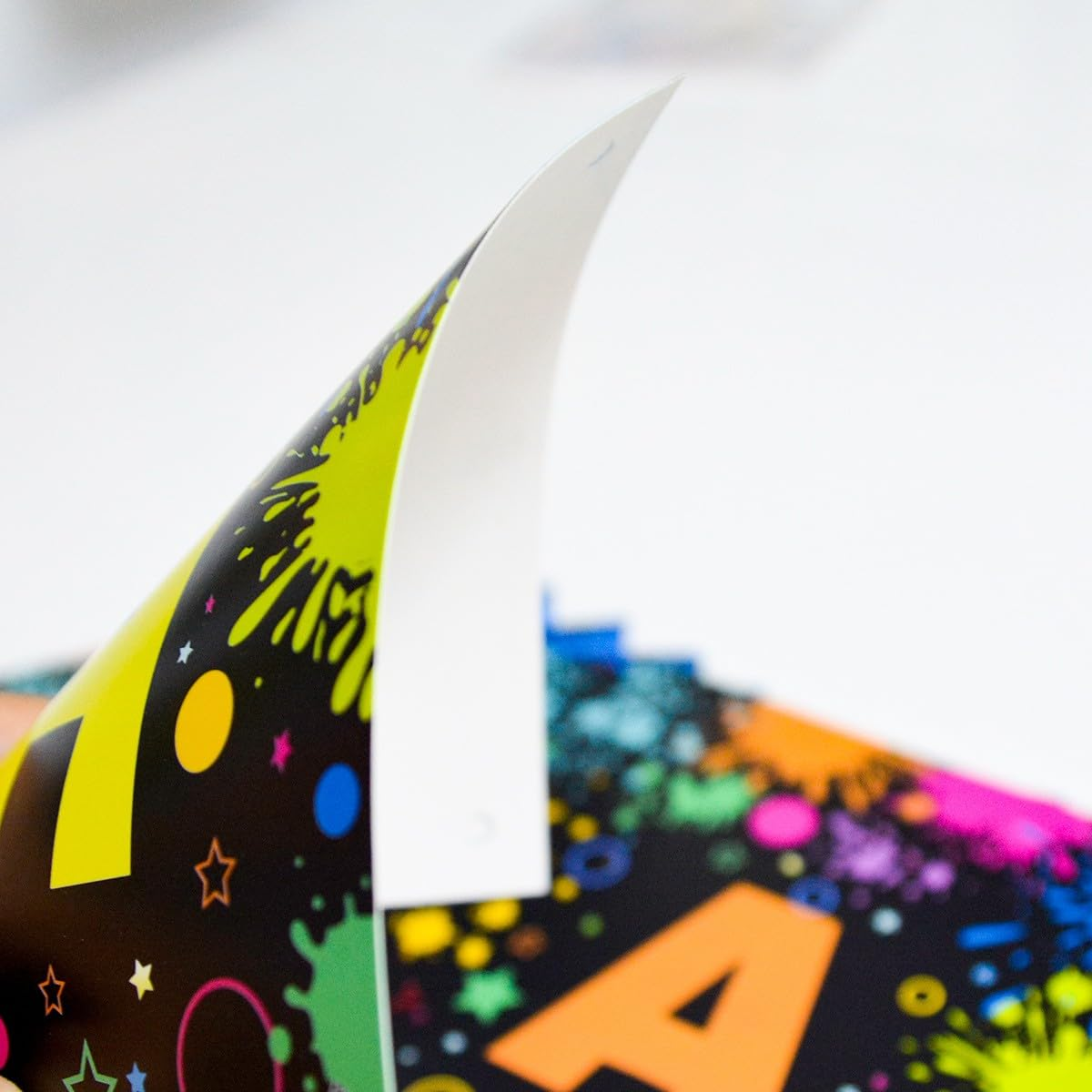 Colorful Graffiti Paint Birthday Flag, Children'S Birthday Party Banner Decorations Reusable Party Decorations image number 4