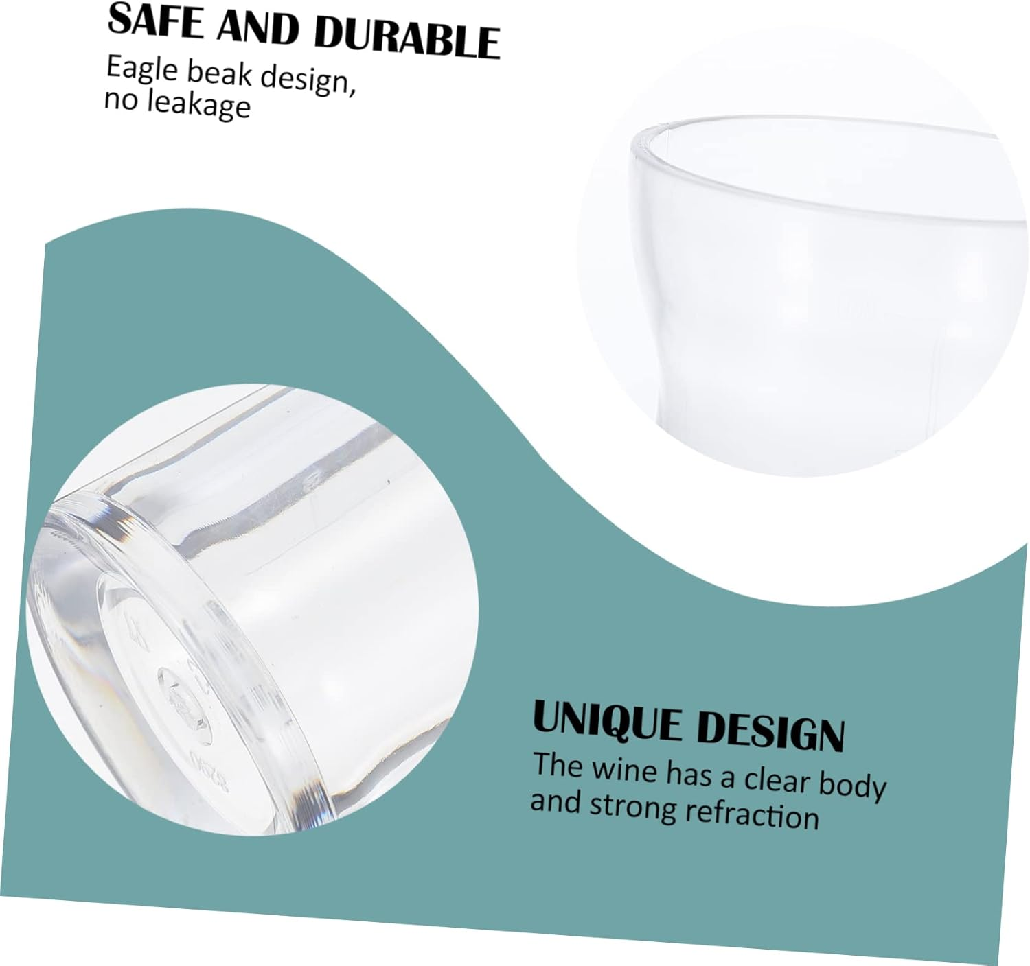 ZUNOXAZ Wine Dispenser and Whiskey Decanter 200Ml Glass Liquid Pitcher Fast Pour Home Bar Use Alcohol Serving