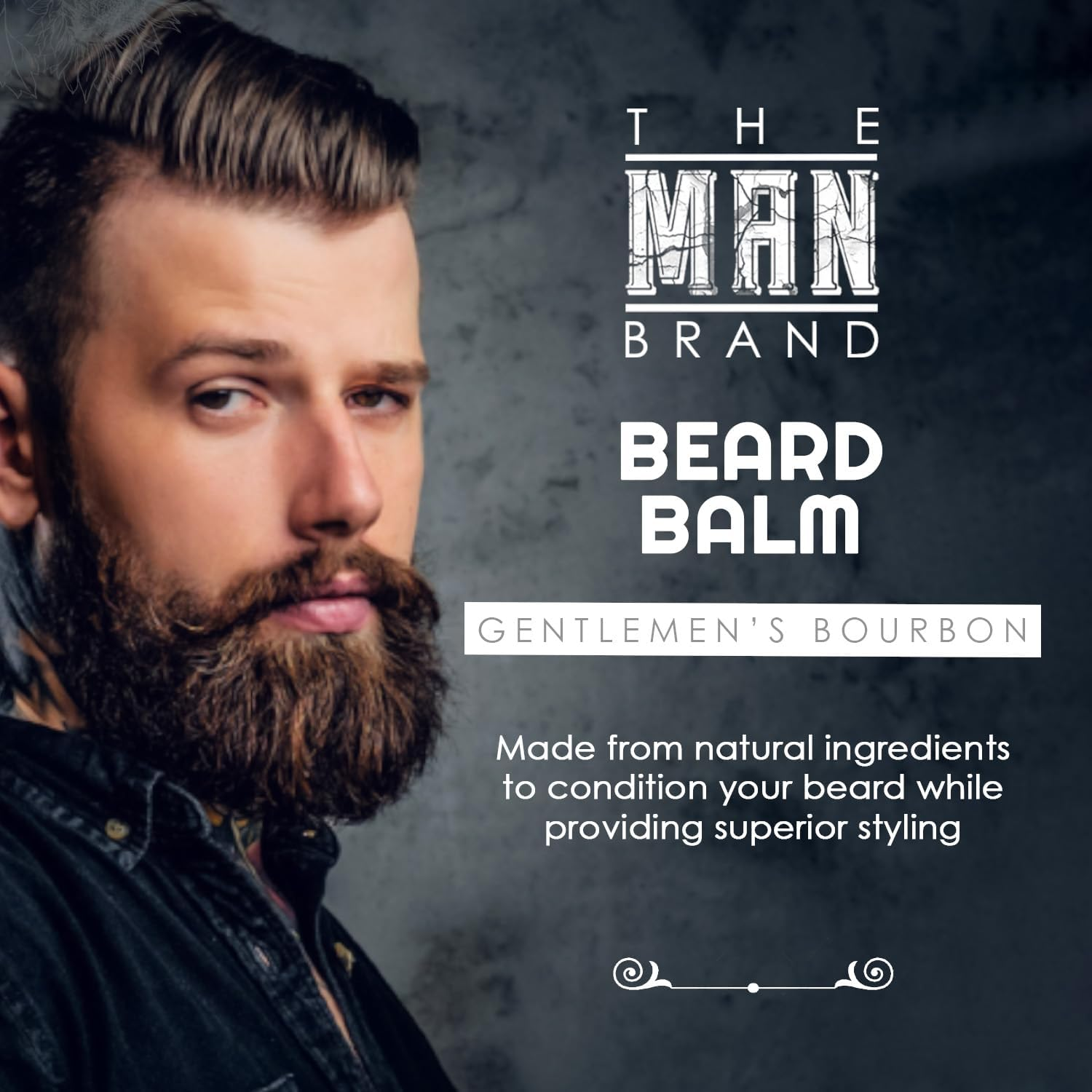 Beard Grooming Product - Natural Beeswax Based Conditioning Balm for Styling and Care - Scented in Gentlemen'S Bourbon (1 Oz / 30 Ml)