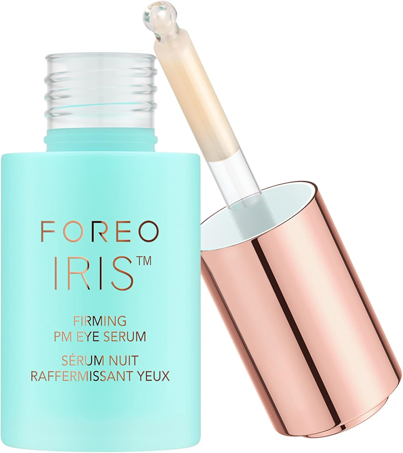 FOREO IRIS Firming PM Eye Serum - Retinol - Mushroom Extract - Vitamin E - Bakuchiol - Travel Size Eye Treatment Products - for Dark Circles, Wrinkles & Eye Bags - Fragrance Free - 15Ml image number 4