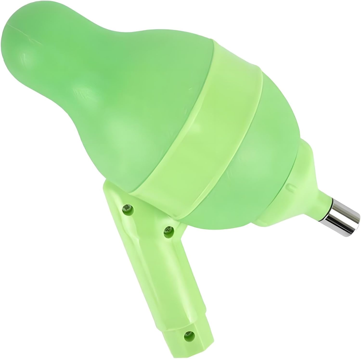 NACOCO Pet Standing Water Dispenser Cat Dog Standing Bowl with Detachable Pole Automatically Feeding Water Height Adjustable (Green)