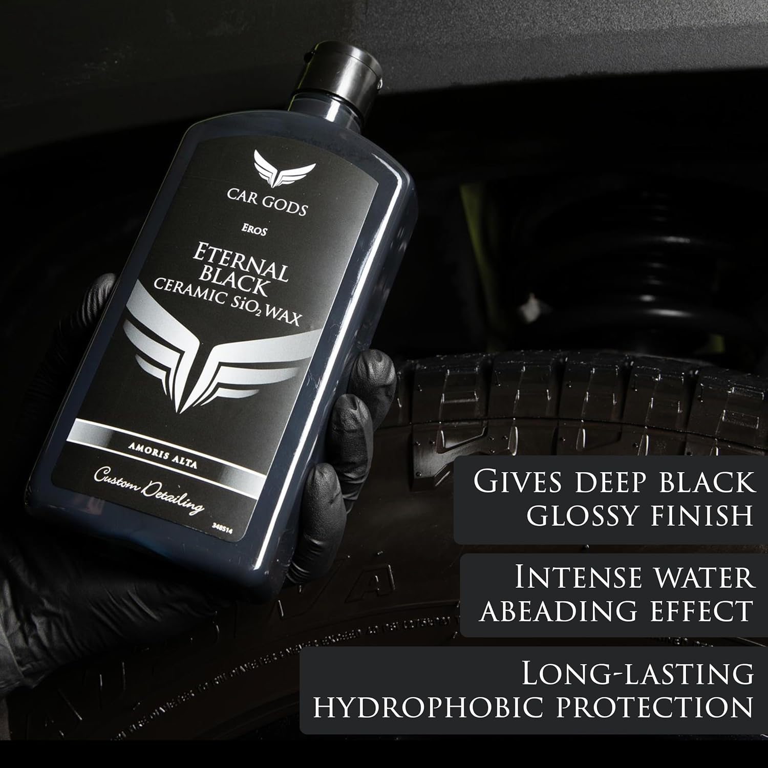 Car Gods Eros Eternal Black Ceramic Sio&sup2; Wax, 500 Ml image number 3