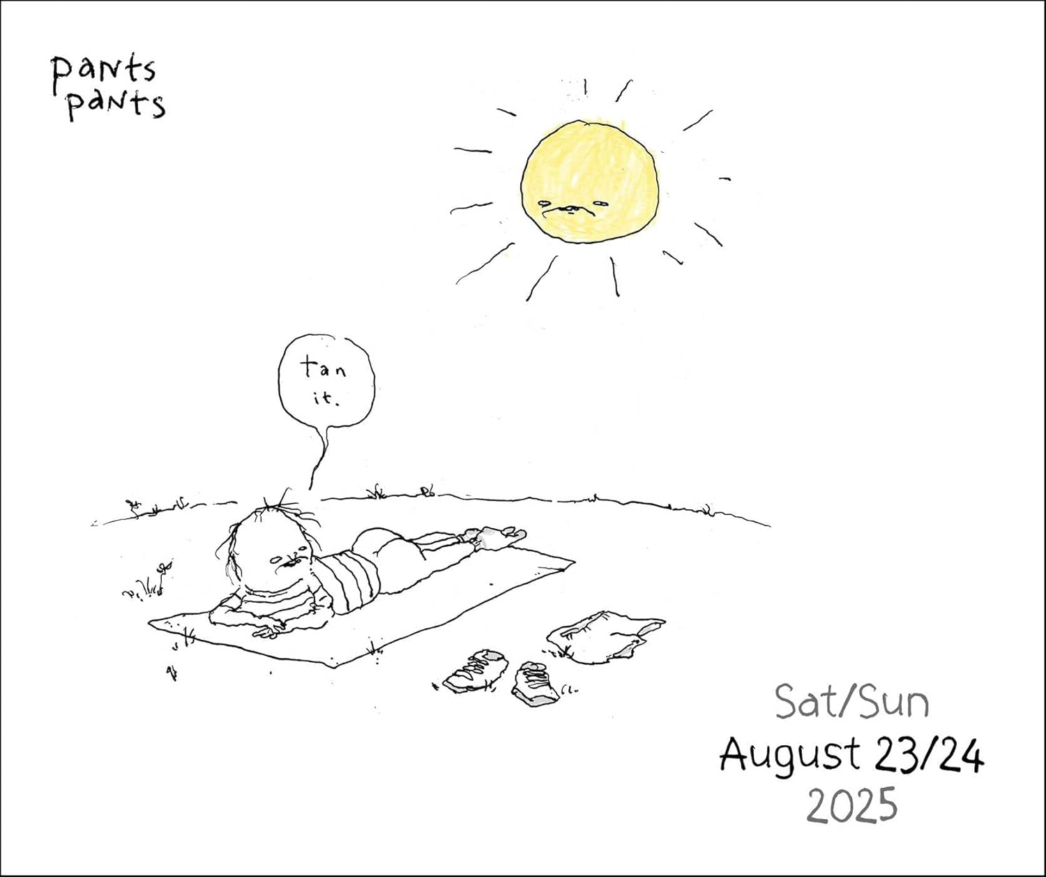Comics from Pants Pants 2025 Day-To-Day Calendar
