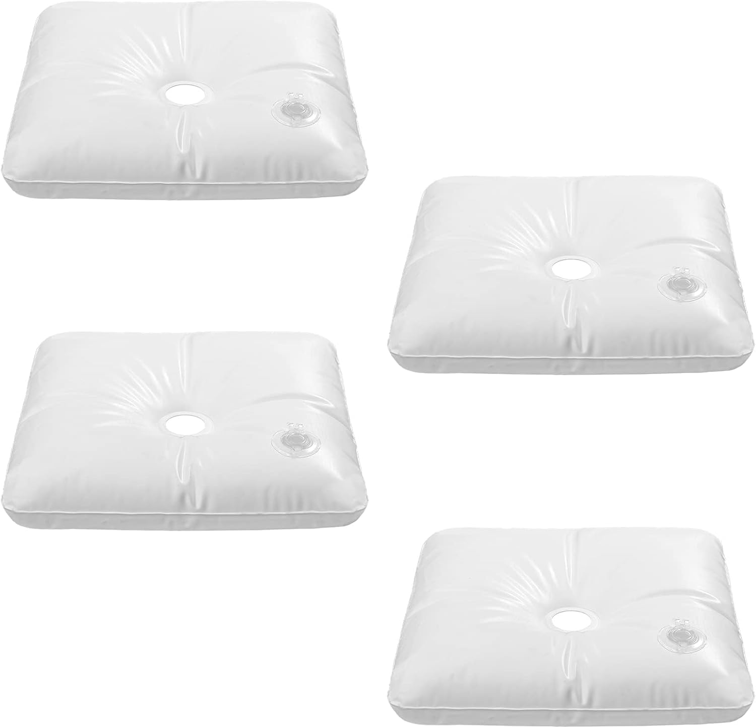 YALLOVE 4 Pack Water Weight Bags for Balloon Column Stand and Arch, Square Thickened Fillable Base Party Supplies Accessories image number 2