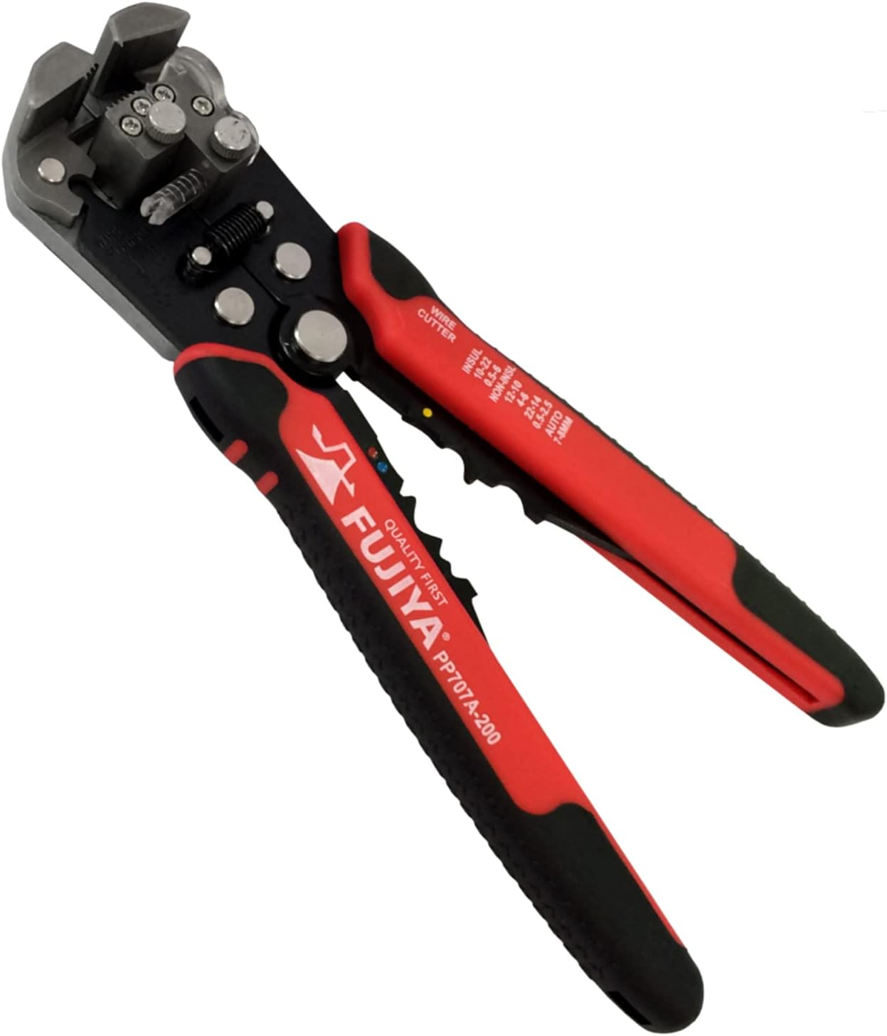 Fujiya PP707A-200 Auto Multi Stripper (With Wire Cut, Strip, Simple Crimping Function), Strip Wire Diameter Automatic Adjustment Type image number 2