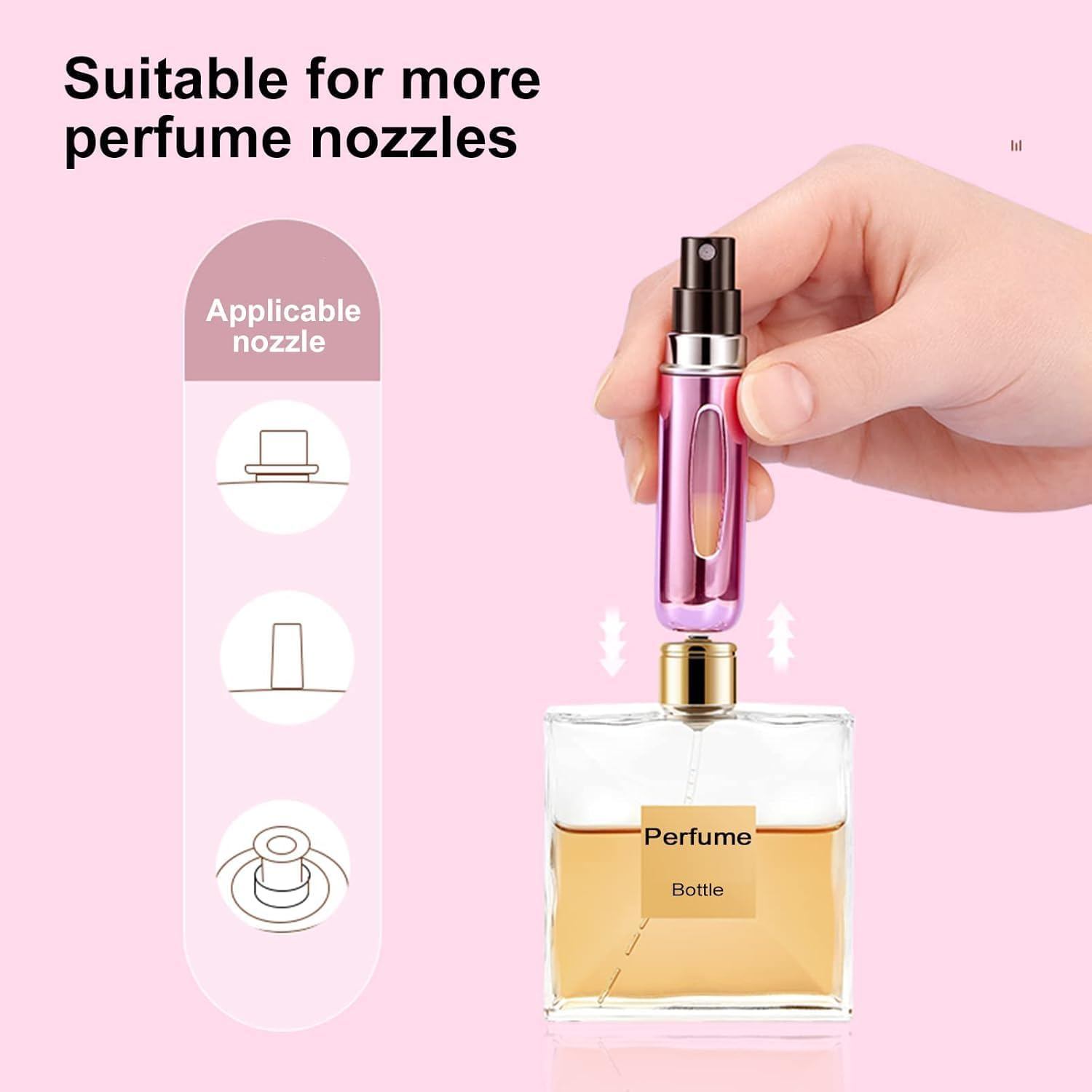 Mini Refillable Perfume Portable Atomizer Bottle Refillable Perfume Spray image number 3