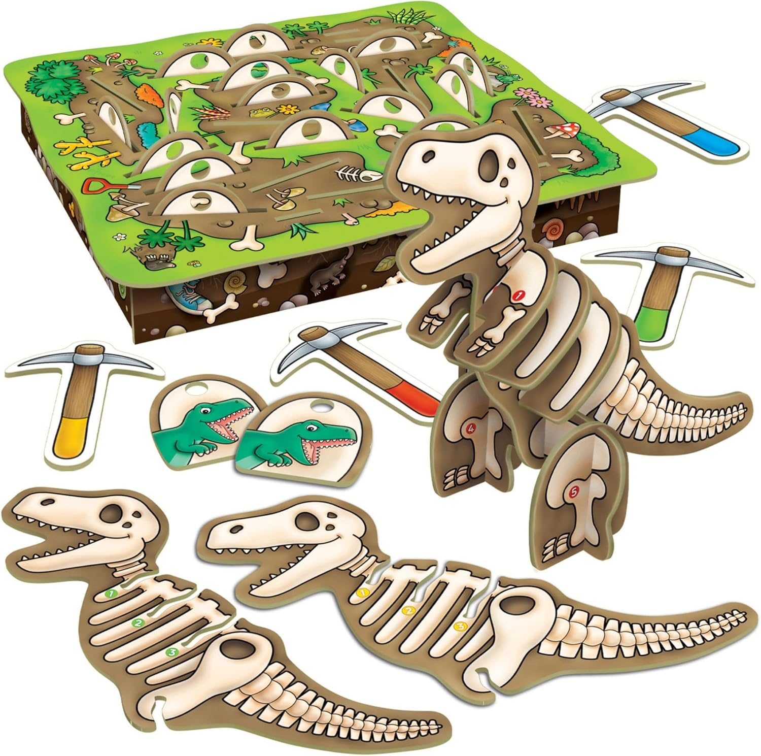Orchard Toys Dinosaur Dig Board Game image number 1