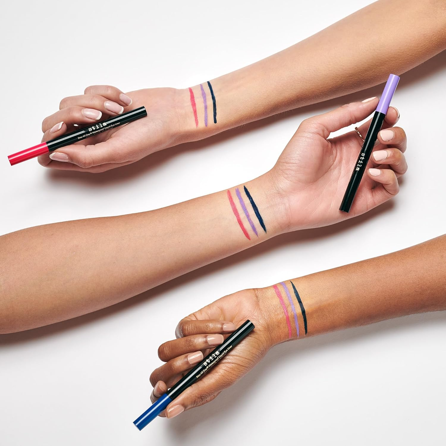 Stay All Day Waterproof Liquid Eye Liner - Marine Pink by Stila for Women - 0.016 Oz Eyeliner image number 2