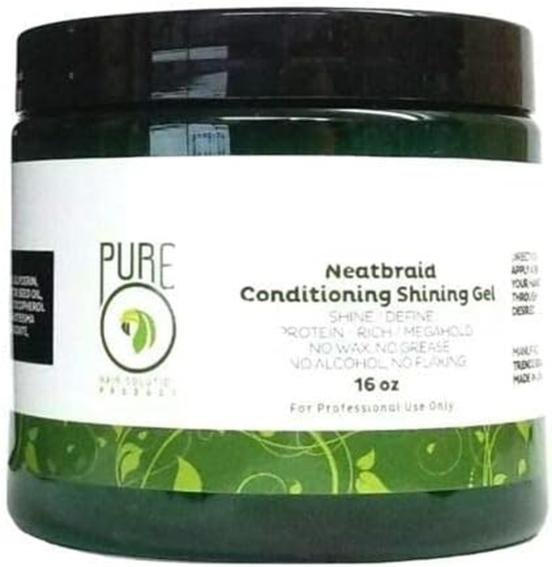 (0.5Kg (Pack of 1)) - Pure O Natural Neatbraid Beauty Professional Conditioning Shining Gel 473Ml image number 1