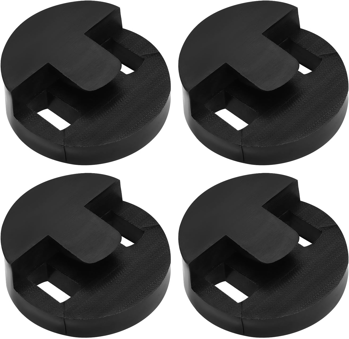 Emsea 2PCS Cello Mute round Rubber Cello Bass Mute Cello Practice Mute Musical Instruments Accessory for Homes Apartments Black image number 4
