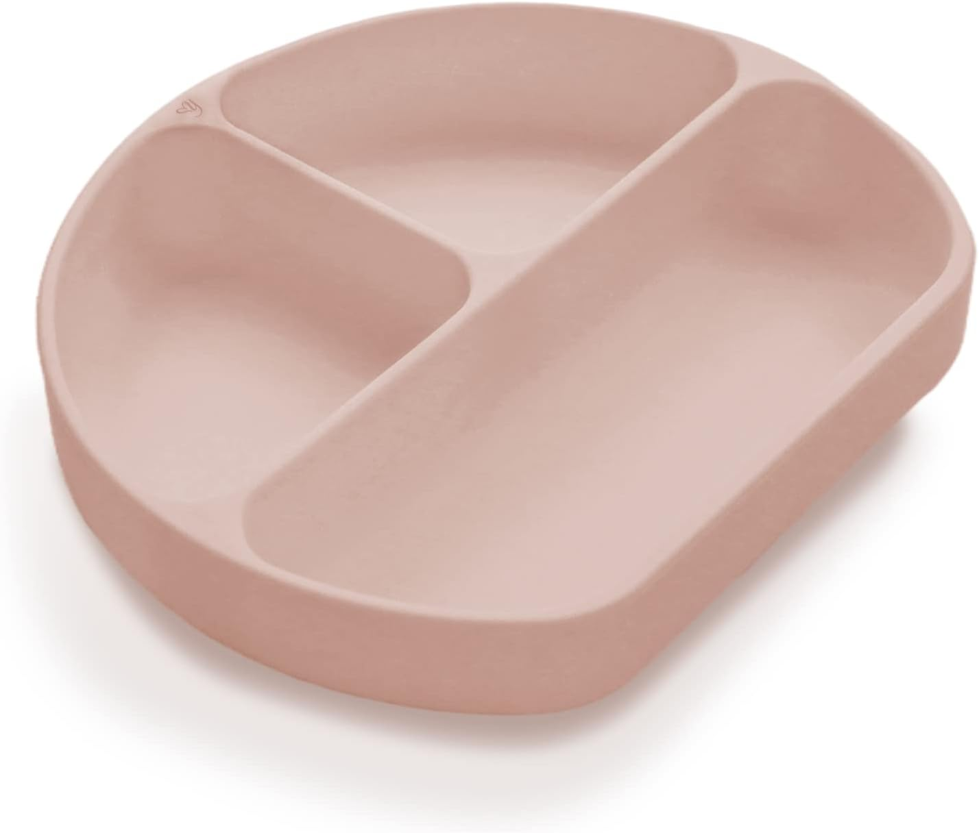 Yooforea Platinum Silicone Baby Suction Plate (Upgraded), Baby Led Weaning Plate, 100% Food Grade Silicone, Non Sticky Stain Resistant by UV Treatment, Dishwasher, Microwave Safe, BPA BPS Free - Tea