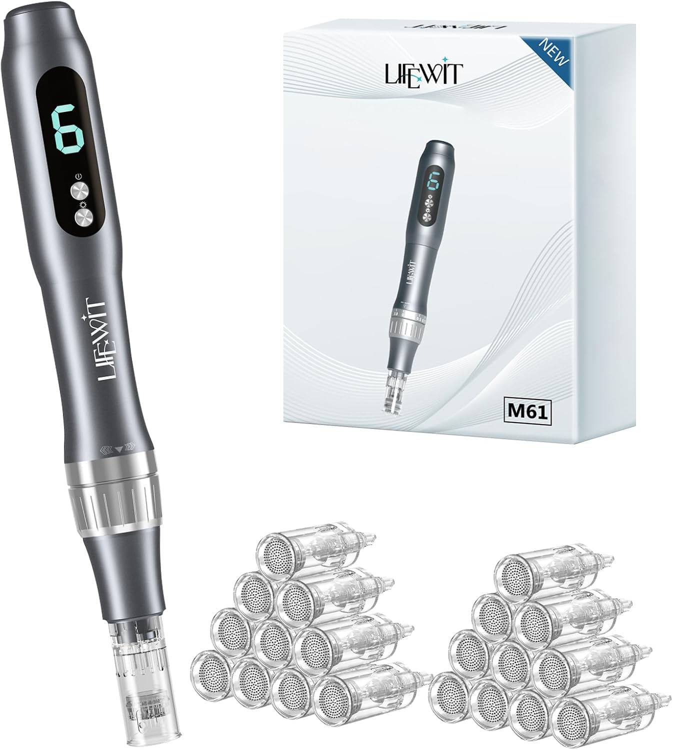 Dermastamp System, 0.25Mm Microneedling Derma Stamp Pen, Derma Roller Alternative, Skin Care Tool for Women image number 6