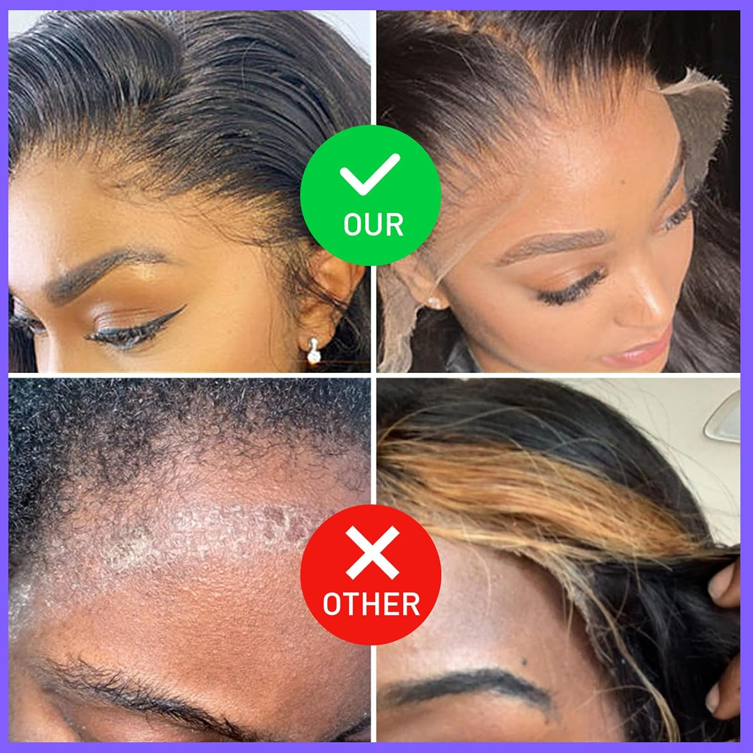 Wig Spray, Pack of 2 Hair Bond Wig Lace Melting Spray Personal Styling Aid for Dry, Frizzy, Natural, Curly Hair, Natural Curly Extension Use Frizzy Styles Naturally image number 1