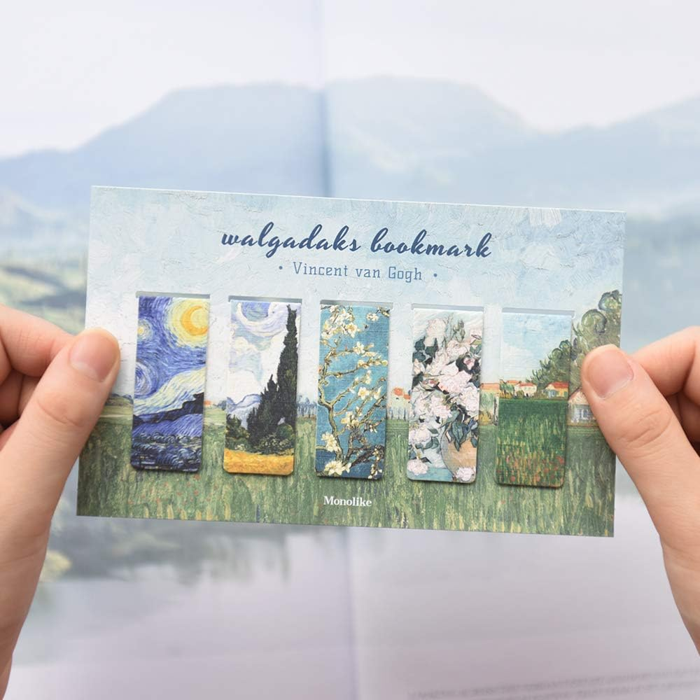 Monolike Magnetic Bookmarks Vincent Van Gogh, Set of 5 image number 1