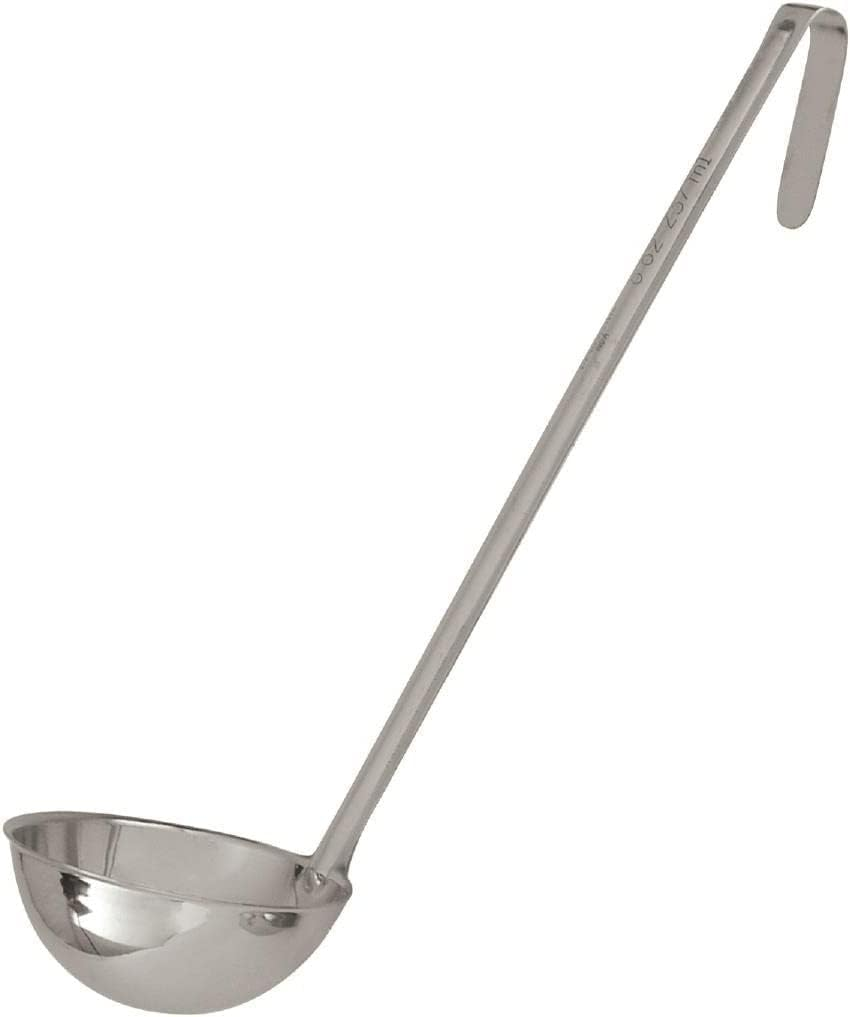 Trenton One Piece Stainless Steel Ladle, 240 Ml Capacity, Silver