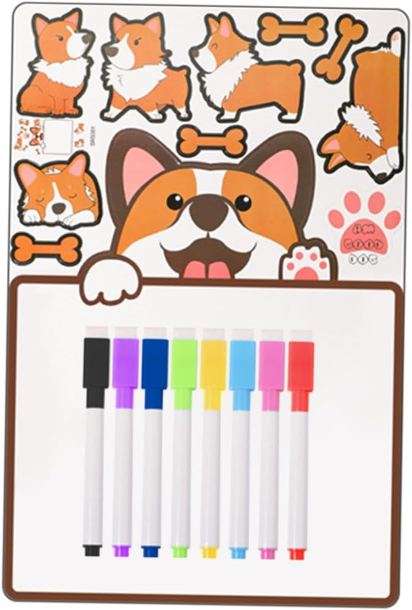 COHEALI Practical Fridge Dry Erase Board Adorable Planning Boards for Fridge Magnetic Planning Home Supply