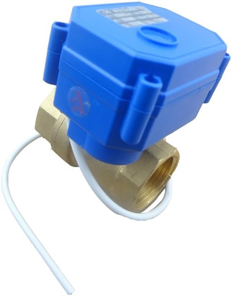 MISOL 1 Pcs of Motorized Ball Valve G3/4" DN20 (Reduce Port) / 12VDC / 2 Way/Electrical Valve image number 1