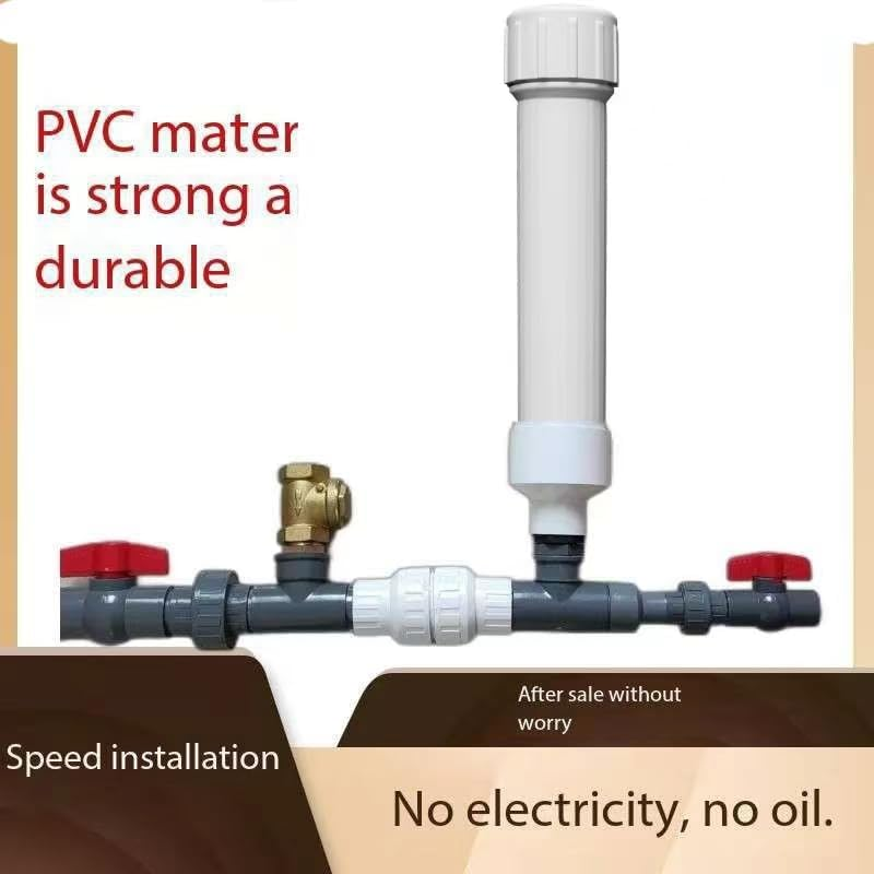 Modern Black Hydraulic Ram Pump, No Power Required, Water Flow Use Only, Pump Water without Fuel or Electricity (3/4(0.75)") image number 2