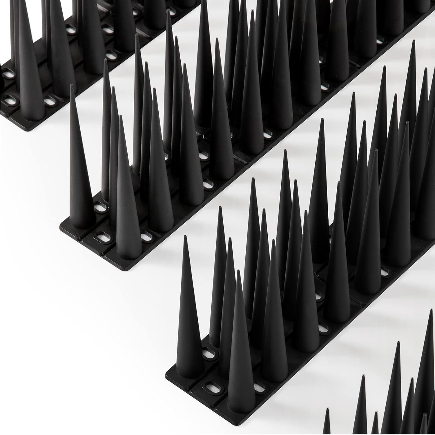 Bird Spikes, Pigeon Spikes Used to Prevent Birds or Animals from Approaching, 4.5M(14.1-Feet) Bird Deterrent Fence Spikes (Black)