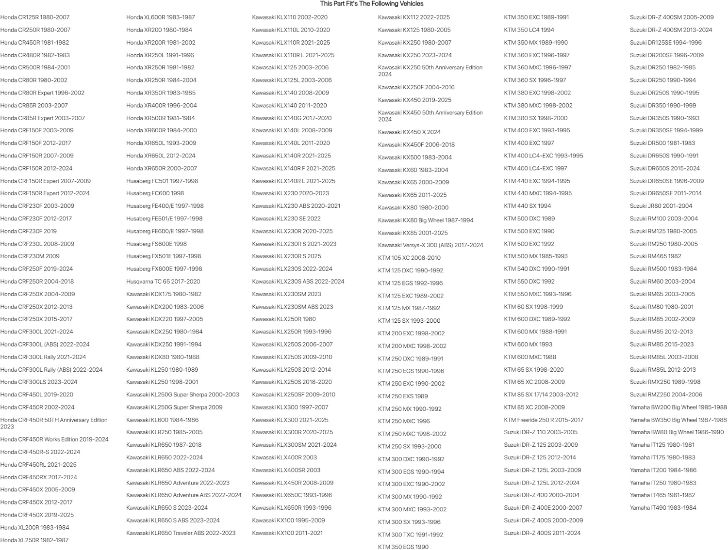 Tusk Handlebar Risers 7/8 Bars 30Mm Height -Fits: Kawasaki KLR650 1987-2015 image number 2