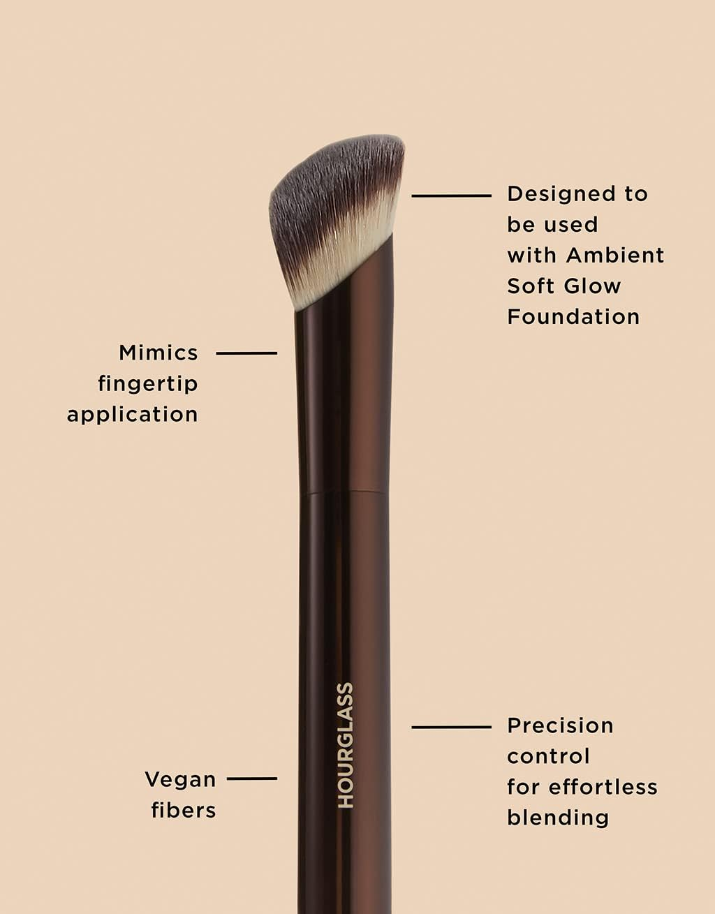 Hourglass Ambient Soft Glow Foundation Brush image number 4