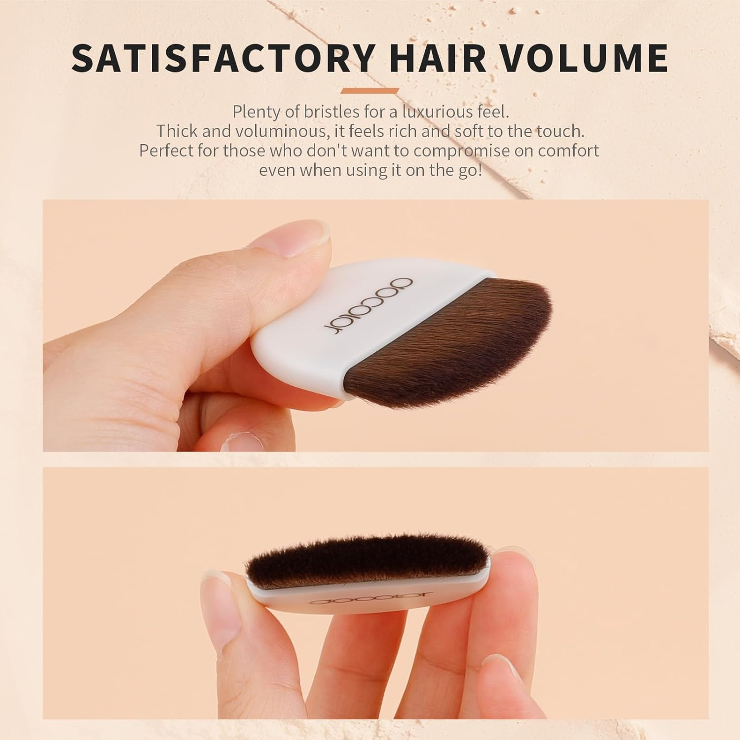 Docolor Mini Blush Brush, Mini Multi-Functional Makeup Brush, Portable Soft Hair Beauty Tool, Blush Painting Tools, Facial Makeup Brush image number 1