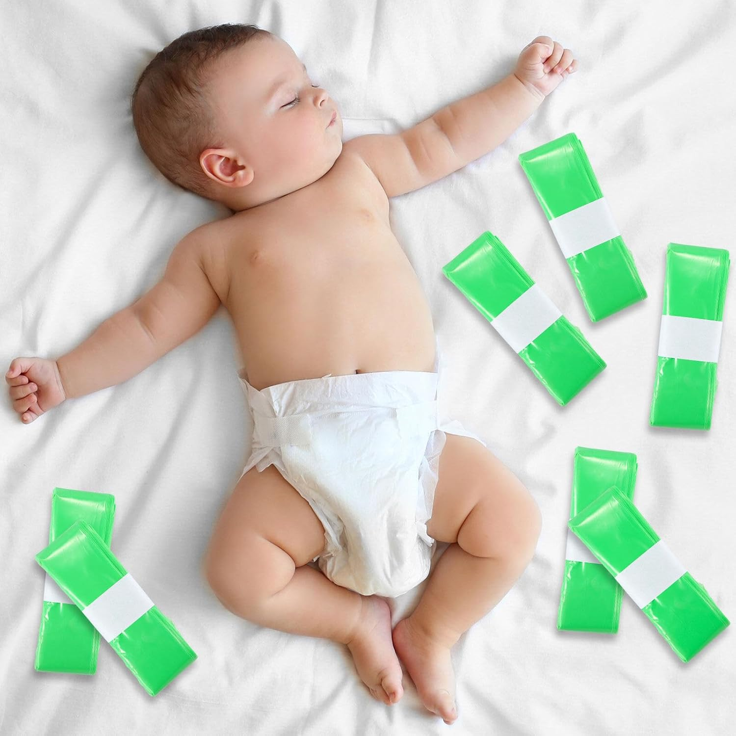 Cat Litter Refill Bags, 4.5 M Litter Genie Refill Bags, Pack of 10 Cat Litter Refill Containers Compatible with Your Genie Litter Refill Container (Without Cartridge)