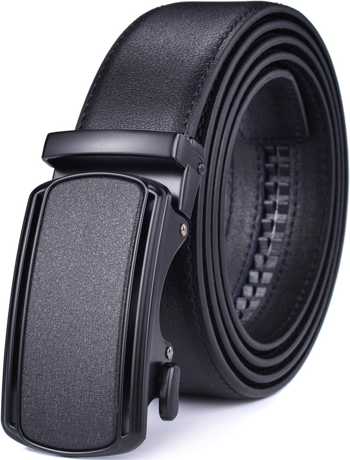 Fashion Men Belts Leather Ratchet Slide Belt with Automatic Buckle(Multiple Styles Perfect to Fit) in Gift Box Beltox Fine