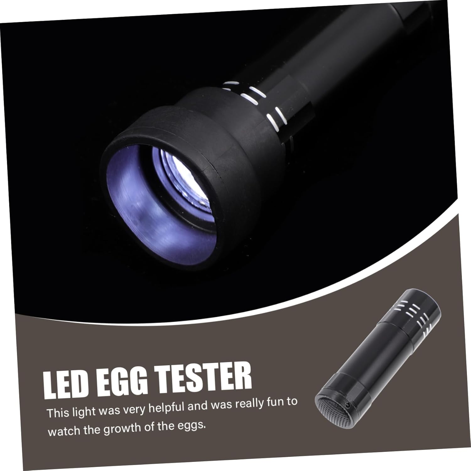 Egg Candler Torch for Egg Testing Flashlight Tester Professional Candler Incubation Candling Lamp Random Color image number 5