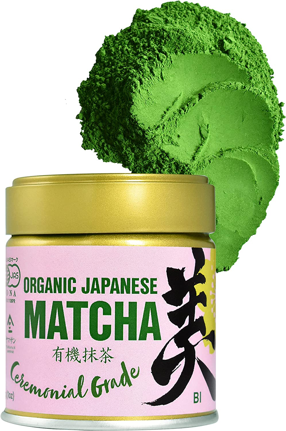 YAMASAN KYOTO UJI Japanese Ceremonial Grade Matcha, Matcha Green Tea Powder, 100％ Authentic Japanese Origin, from Uji Kyoto, Japan (30G) image number 3