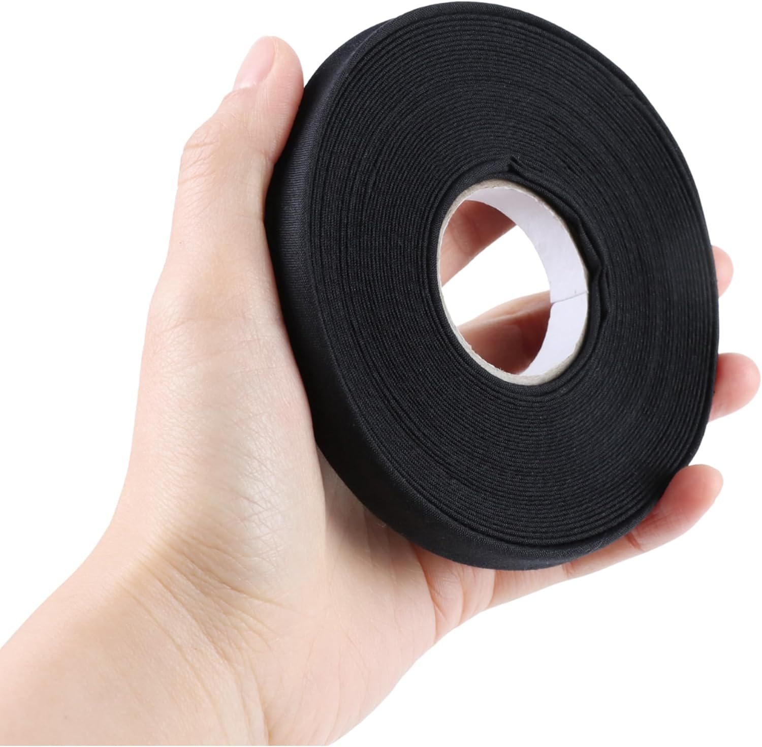 1/2 Inch Double Fold Bias Tape, 10 Yards Bias Binding Tape Fabric Tape for Sewing Hemming Seaming Quilting Piping (Black) - White image number 4
