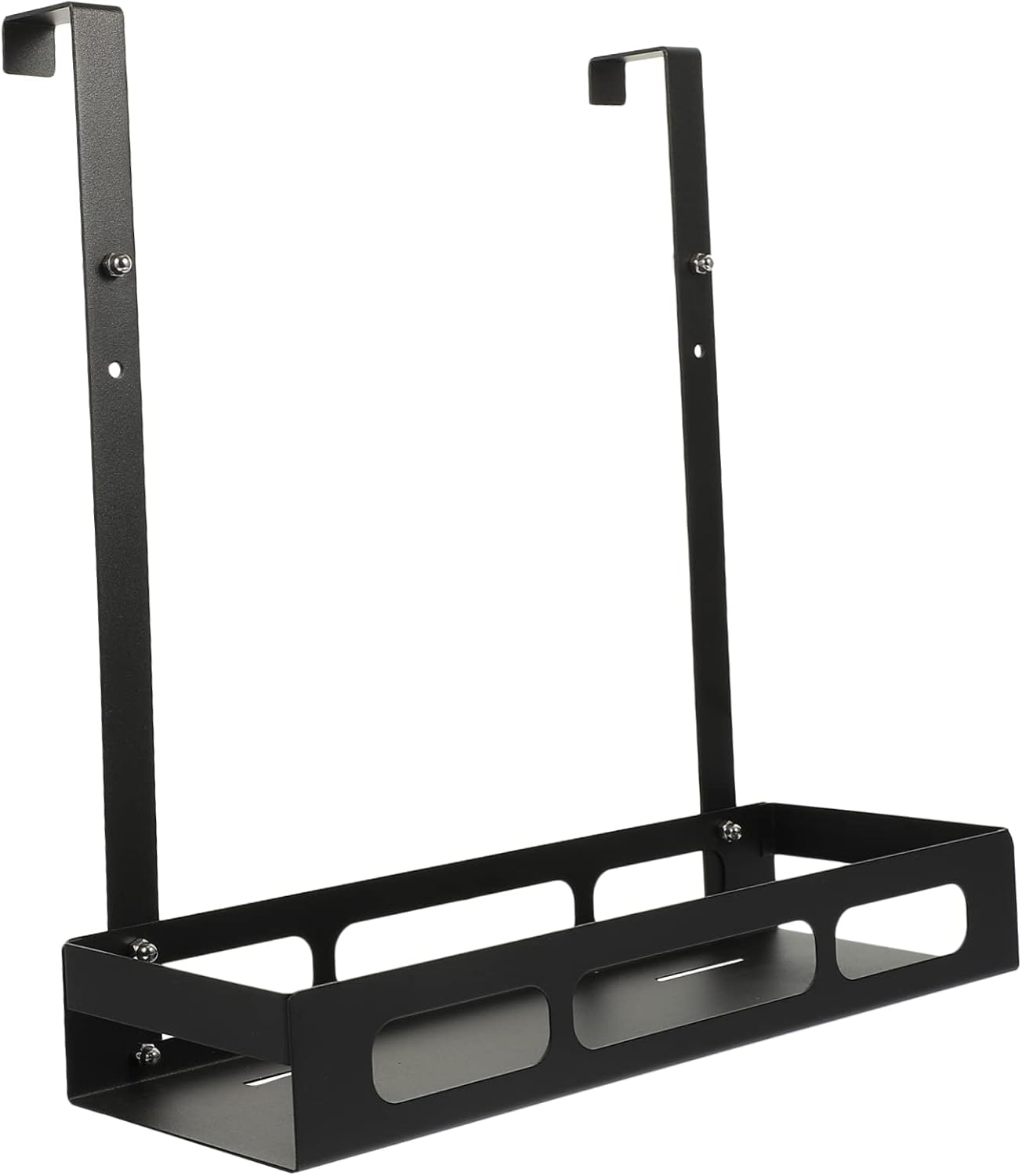 Beatifufu Sturdy Iron Shower Storage Rack over Door Basket for Home Supplies Easy Hanging Storage