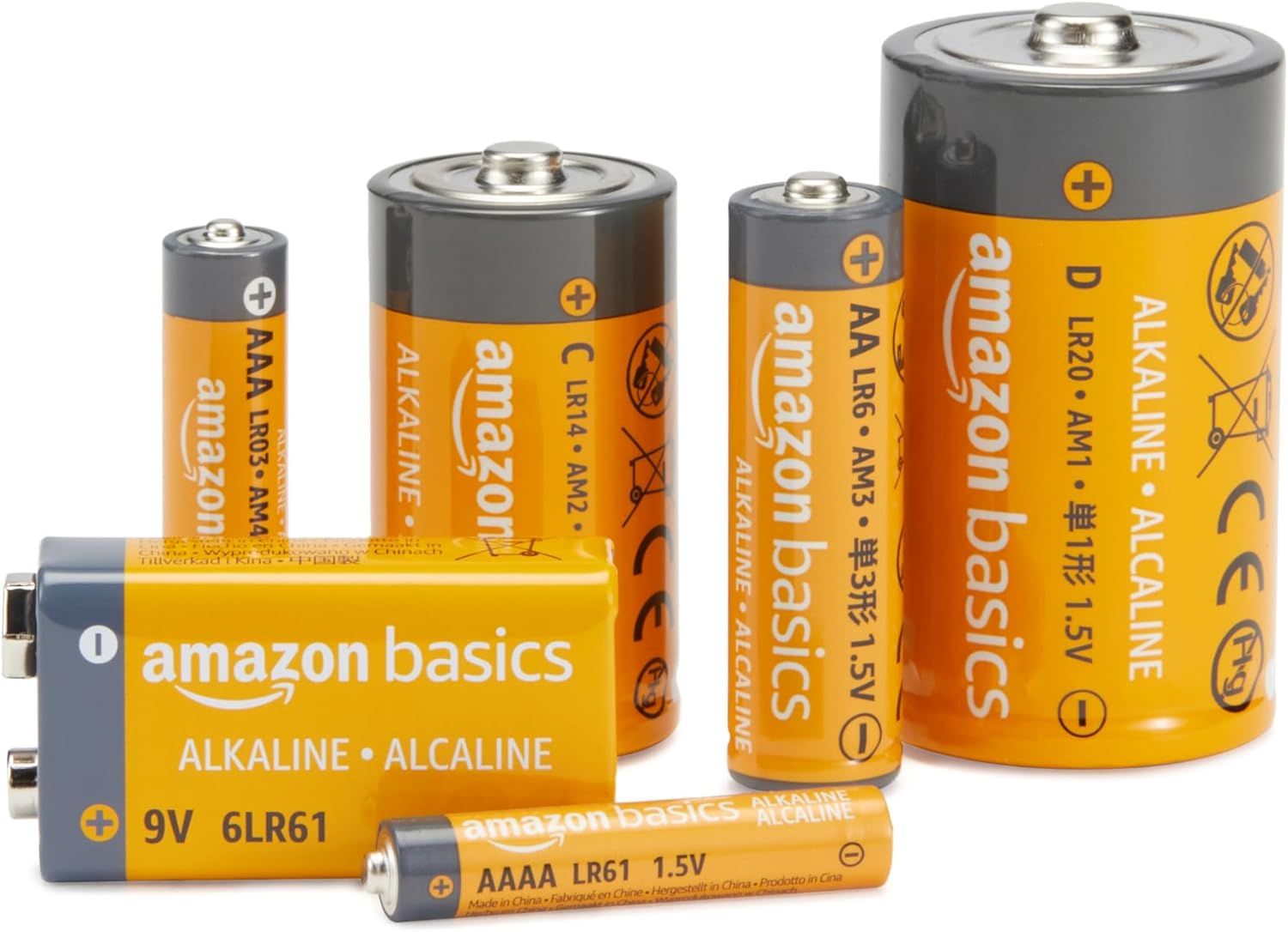 Amazon Basics 4-Pack AAAA Alkaline High-Performance Batteries, 1.5 Volt, 3-Year Shelf Life image number 1