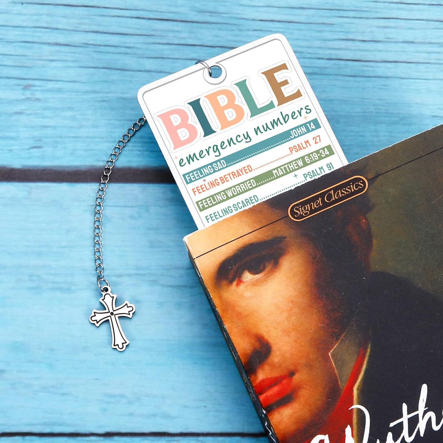 Bible Bookmark Bible Accessories Stuff Baptism Gift for Girls Confirmation Gifts for Teen Girls Boys Christian Decor Bible Study Supplies Faith Based Gifts for Women Bible Essentials image number 6